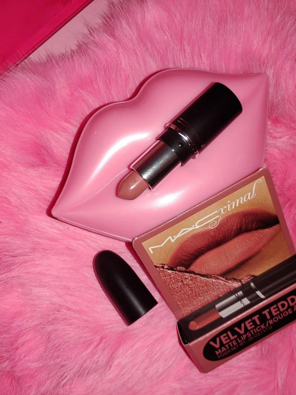 MAC Velvet Teddy Mini Matte Lipstick - Neutral Nude